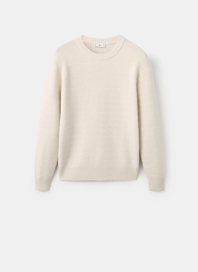 مانجو مان سترة محبوكة منظمة