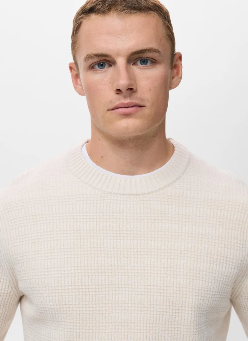 مانجو مان سترة محبوكة منظمة