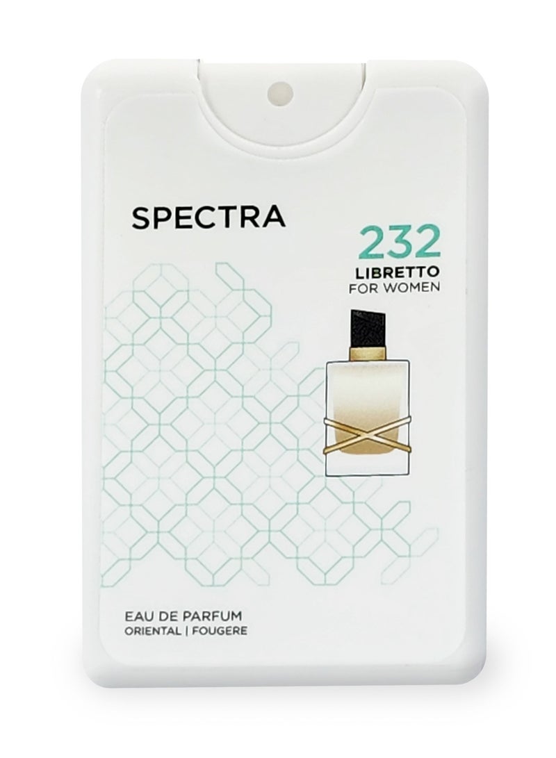 سبكترا بوكيت 232 عطر ليبريتو او دي بارفيوم للنساء - 18مل - Image 2