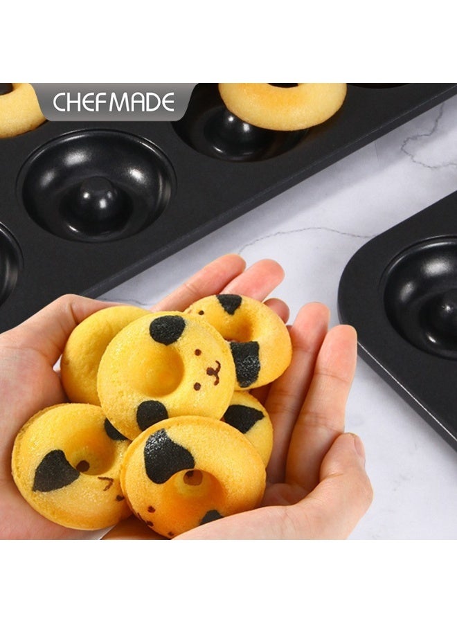 chefmade 20-Count Round Hollow Donut Molds - Image 3