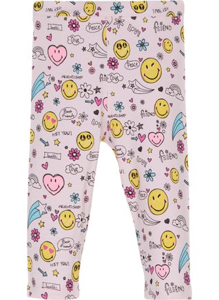 Lovetti Friendly Smile Girls Patterned Knee-Length Capri  - Image 1