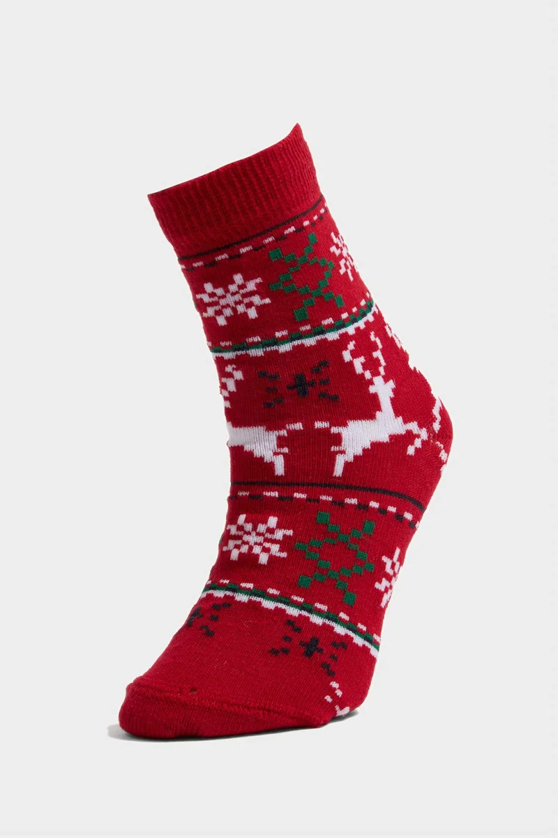 Defacto Baby Boy 2 piece Christmas Cotton Long Socks