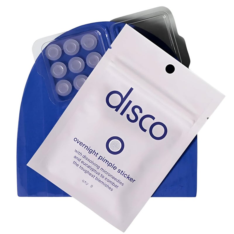 Disco Overnight Pimple Stickers  Acne Pimple Patches for Face Breakout Strips Toughest Blemish Zit Spot Treatment with FastActing Dissolving Microneedles  Eucalyptus Tackle Pimples in 6 Hours