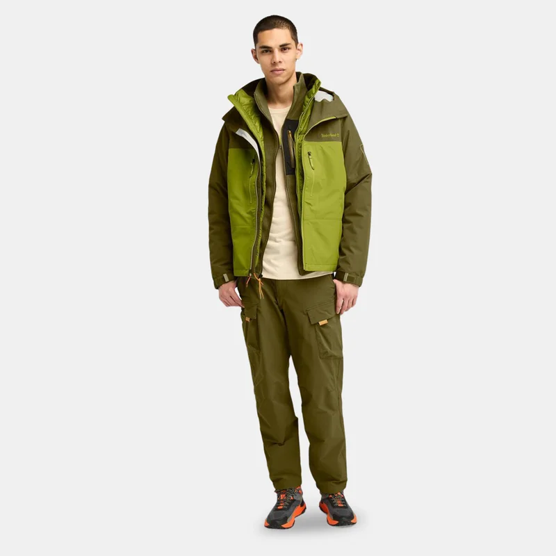 Timberland Men's Caps Ridge Mobi Flex Tech 3-Layer Waterproof Jacket