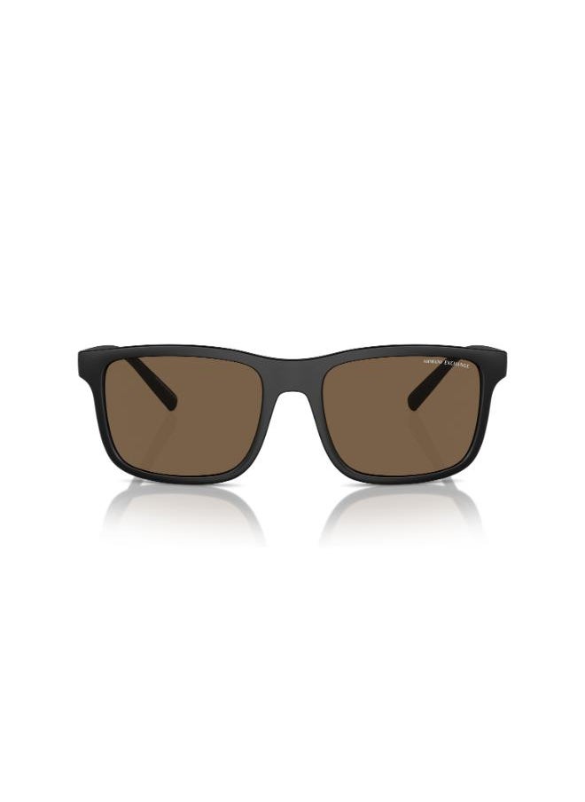 Armani Exchange - Full Rim Rectangular Sunglasses 0AX4145S - Image 1