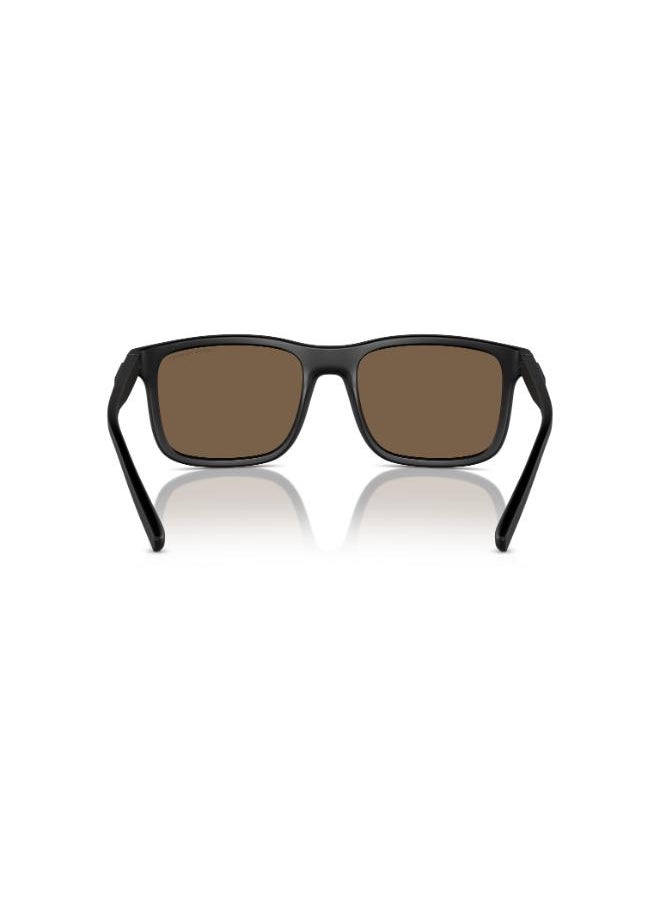 Armani Exchange - Full Rim Rectangular Sunglasses 0AX4145S - Image 1