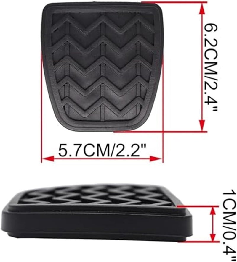 QASULER Car Brake Clutch Pedal Pad Cover - Image 2