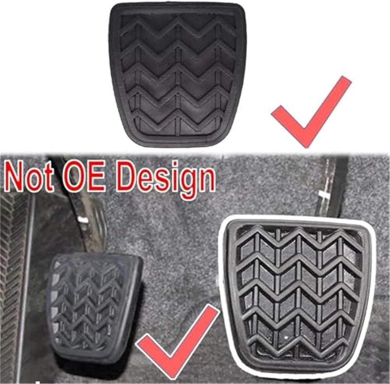 QASULER Car Brake Clutch Pedal Pad Cover - Image 4