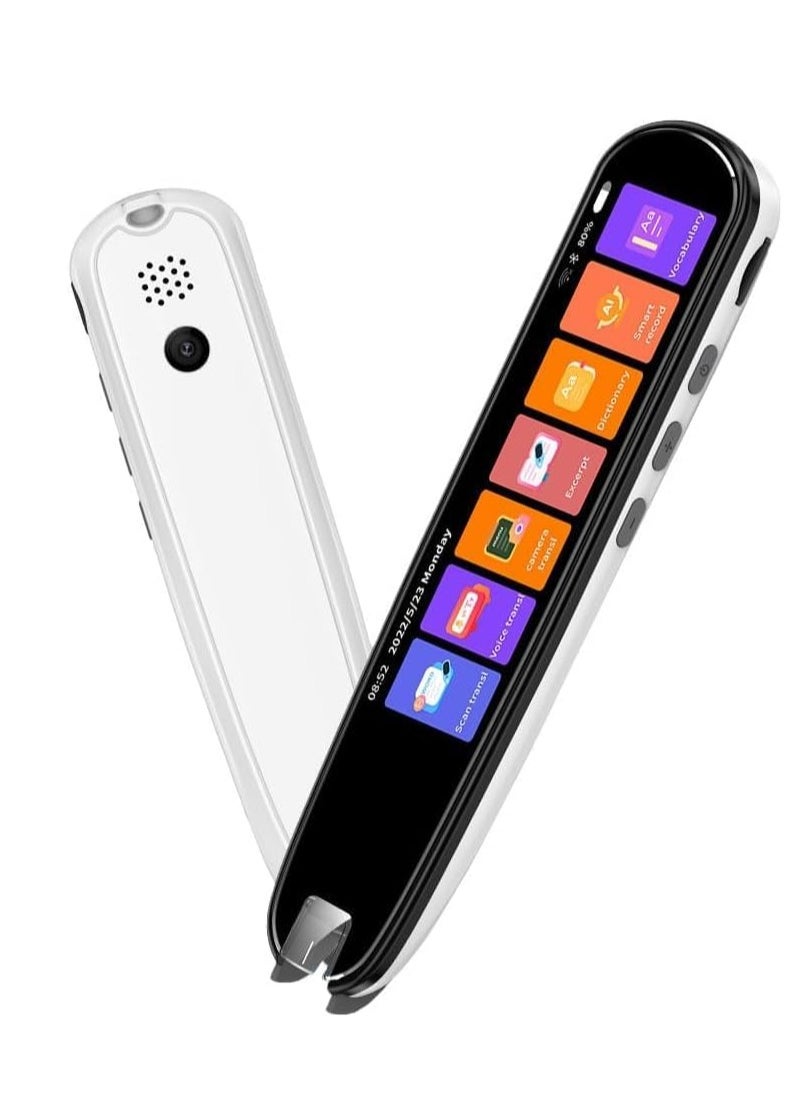 ELTRAZONE Translation Pen Scan Reader Text to Speech Device Language Translator Device Support 134 Languages OCR Digital Reader Pen, Photo and Text & Voice Translation Device, Reading Pen (WHITE).  - Image 1