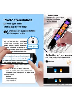 ELTRAZONE Translation Pen Scan Reader Text to Speech Device Language Translator Device Support 134 Languages OCR Digital Reader Pen, Photo and Text & Voice Translation Device, Reading Pen (WHITE).  - Image 5