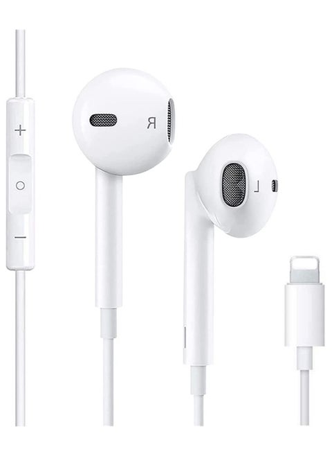 for iPhone Earphones Wired Headphones Built-in Mic&Volume Control & Noise Cancellation In-Ear Earphones Earbuds Compatible for iPhone 11/12/13 Pro/XS Max/8/8plus 7/7plus