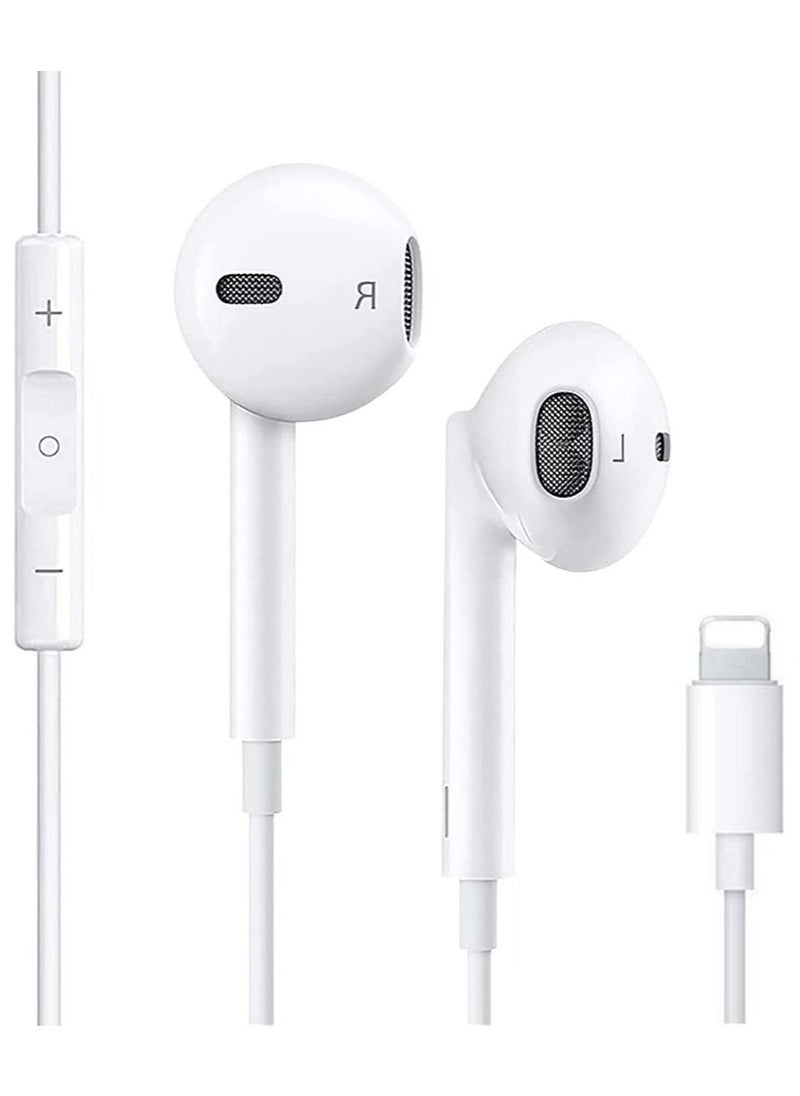 ELTRAZONE - for iPhone Earphones Wired Headphones Built-in Mic&Volume Control & Noise Cancellation In-Ear Earphones Earbuds Compatible for iPhone 11/12/13 Pro/XS Max/8/8plus 7/7plus - Image 1
