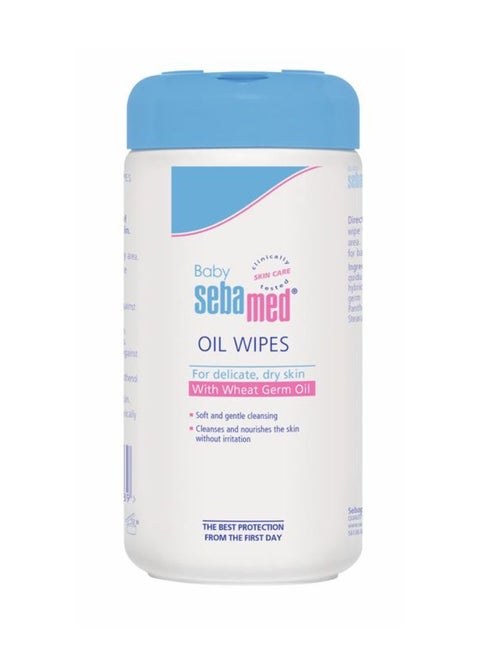 Baby Oil Wipes 70 Count
