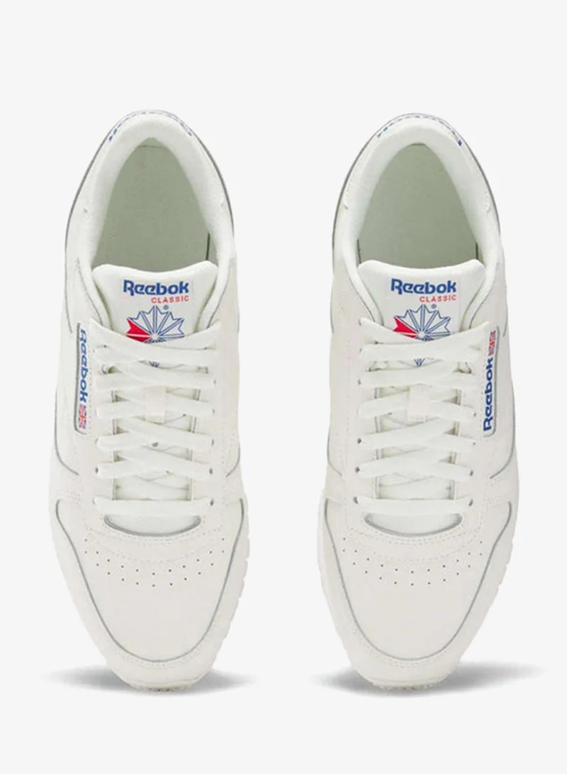 Reebok White|Blue|Red Reebok Classic Leather Unisex Shoes  | Best Price UAE