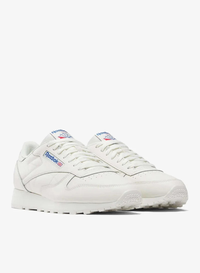 Reebok White|Blue|Red Reebok Classic Leather Unisex Shoes  | Best Price UAE