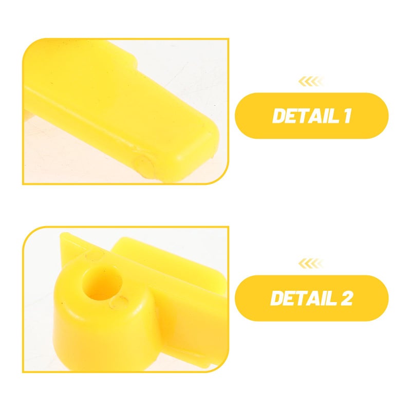Motorcycle Tire Changer Head Cover 2 Pairs Yellow Prevent Scratches and Damage - Image 4