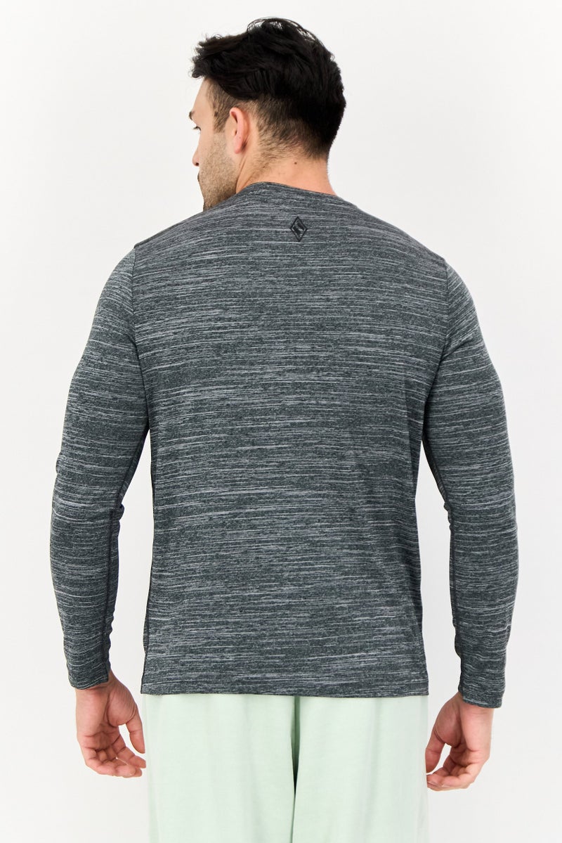 SKECHERS Men Sportswear Fit Long Sleeve Outdoor T-Shirt, Grey - Image 4