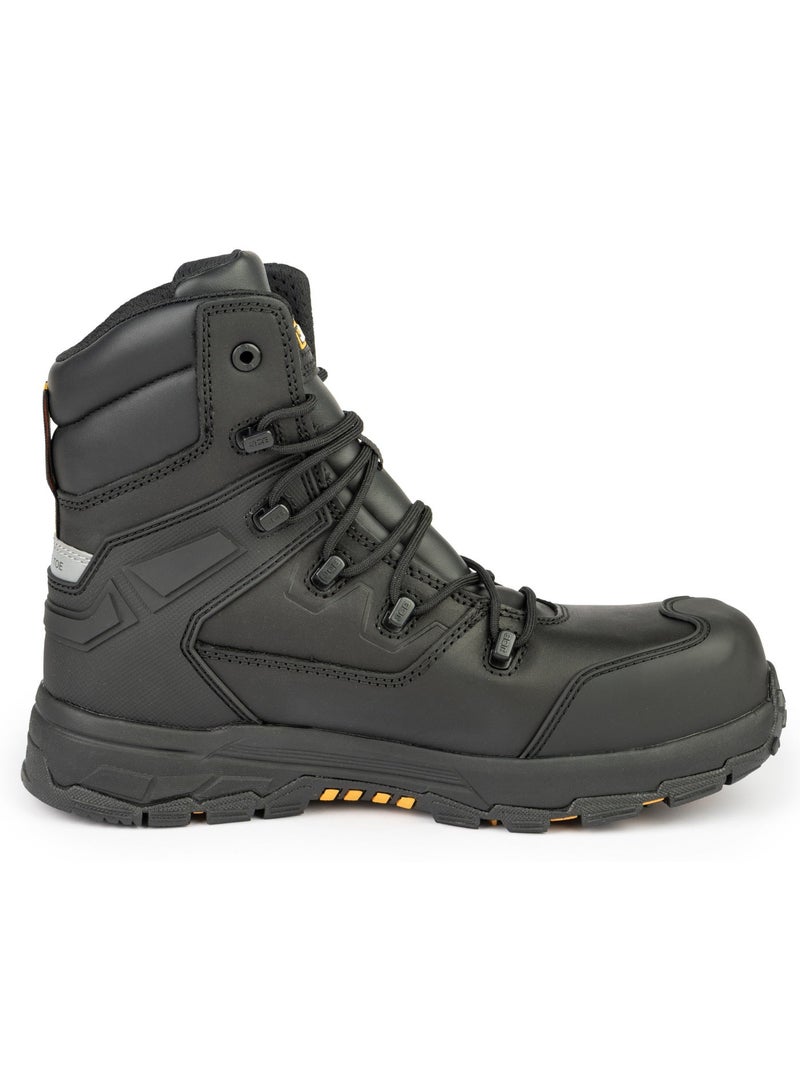 JCB 8-Inch Safety Boot – Composite Toe, Waterproof, Puncture Resistant, Anti-Static, Oil & Slip Resistant | JCB-0011B – Black - Image 3
