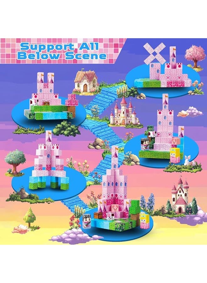 General Magnetic block building blocks Game building Magnetic castle building blocks Children's educational toys Gifts for family and friends  - Image 3
