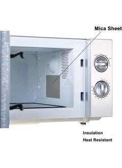 HY 6 Pieces Waveguide Cover Mica Plates Sheets Heat Insulation Board Microwave Oven Repairing Part 5.1x 5.1inch for Use Universal Microwave Oven  - Image 3