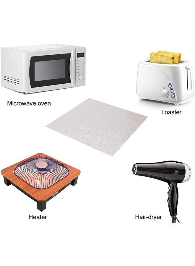 اتش واي 6 قطع غطاء الدليل الموجي لوحات الميكا صفائح العزل الحراري مجلس فرن الميكروويف إصلاح الجزء 5.1x 5.1 بوصة للاستخدام فرن الميكروويف العالمي - Image 5