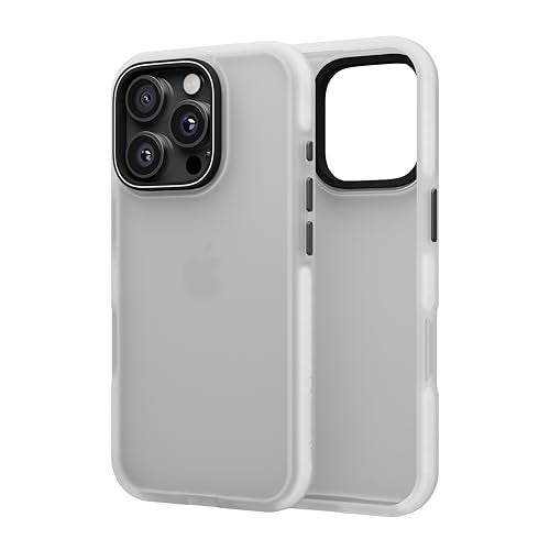 CASEGEAR Bold Pro Back Cover Case Compatible with iPhone 16 Pro | 14.8 Feet Drop Protection | 360° Complete Protection | Shockproof & Scratch Resistant | White - Image 1