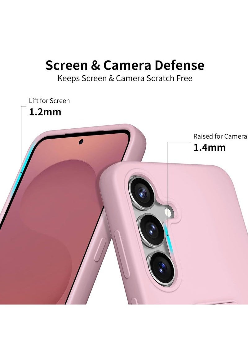 TIGER Samsung Galaxy S25 Plus Case Cover Magnetic Car Mount Kickstand Holder || Vertical & Horizontal Hand Strap Silicone Slim Fit Soft Touch Protective Case for 6.7-inch Samsung Galaxy S25 Plus | Full Protection & Convenience Pink - Image 5
