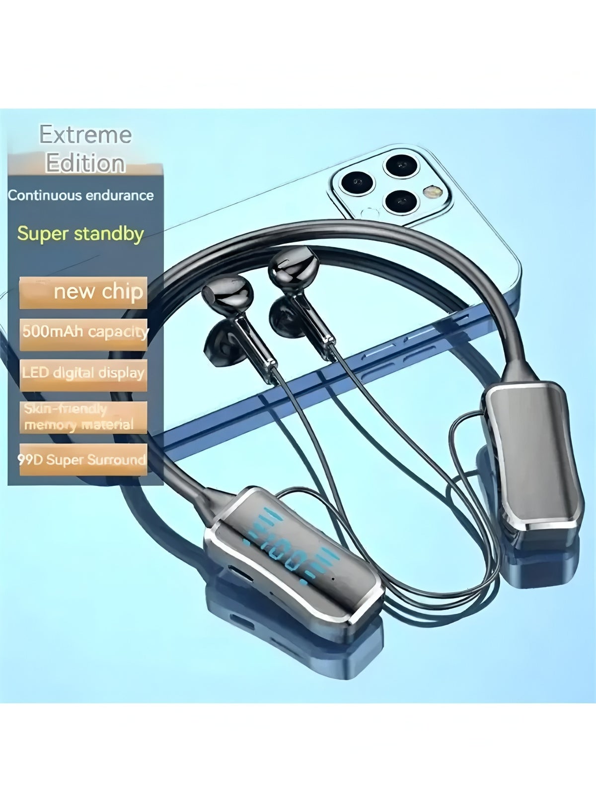 flyview Flyview New Tws Wireless Headphone Earphones Magnetic Neckband Sport Waterproof Blutooth Headset With Mic Noise Cancell Z92DA4EC7F9410A20196CZ