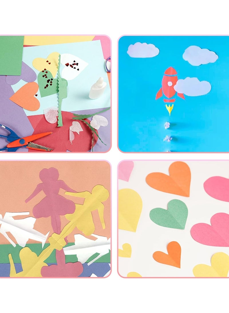 Funbo 20-Piece 50x70cm Size Bristol Card Chart Paper 220gsm Thickness Light Pink - Image 4