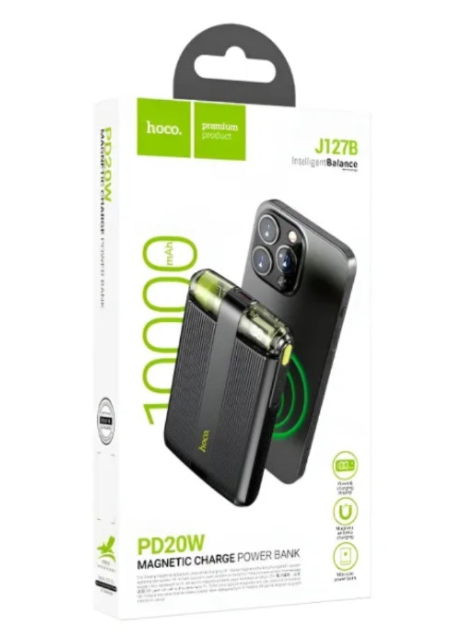 هوكو باور بانك J127B ميكا، سعة 10000 مللي أمبير/ساعة | شحن سريع لاسلكي بتقنية PD 20 واط + QC 3.0 - Image 5