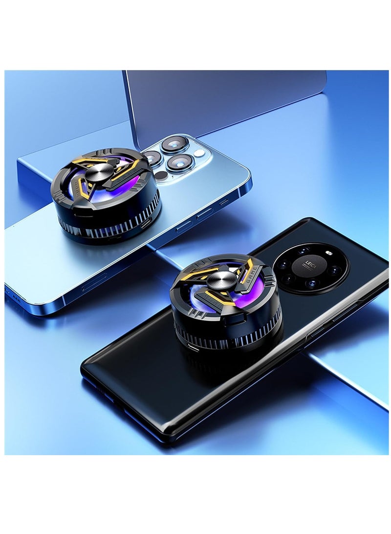 إسكدنيا مبرد مغناطيسي للهاتف الخلوي للهواتف الذكية ، مروحة تبريد للهاتف الخلوي ، مروحة تبريد للهاتف الخلوي ، مبرد أشباه الموصلات ، تبريد سريع تبديد الحرارة - Image 3