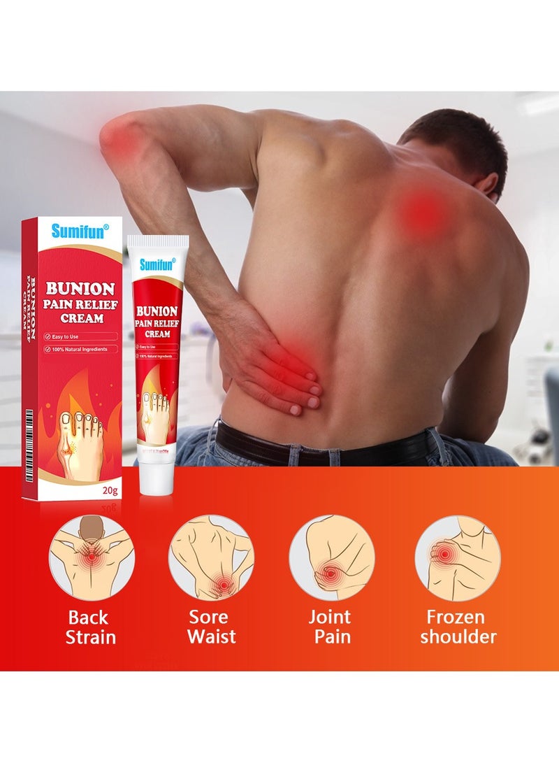 Sumifun Bunion Pain Relief Cream for Relieve Cervical Pain,Shoulder,Neck,Wrist,Knee Joint Pain Care - Image 3