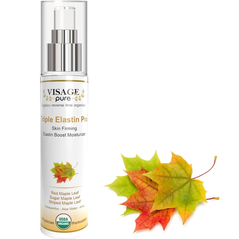 Triple Elastin Pro  Skin Firming Elastin Boost Moisturizer Cream  Contains GCGs That Increases the Skins Elastin and Elasticity  USDA OrganicPhysician FormulatedResearch Supported