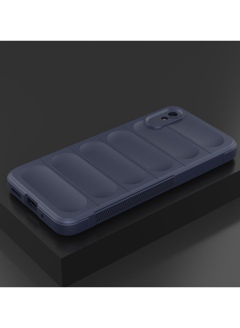 انبلاك جراب خلفي ماجيك متوافق مع شاومي ريدمي 9A من انبلاك (ازرق داكن) - Image 2