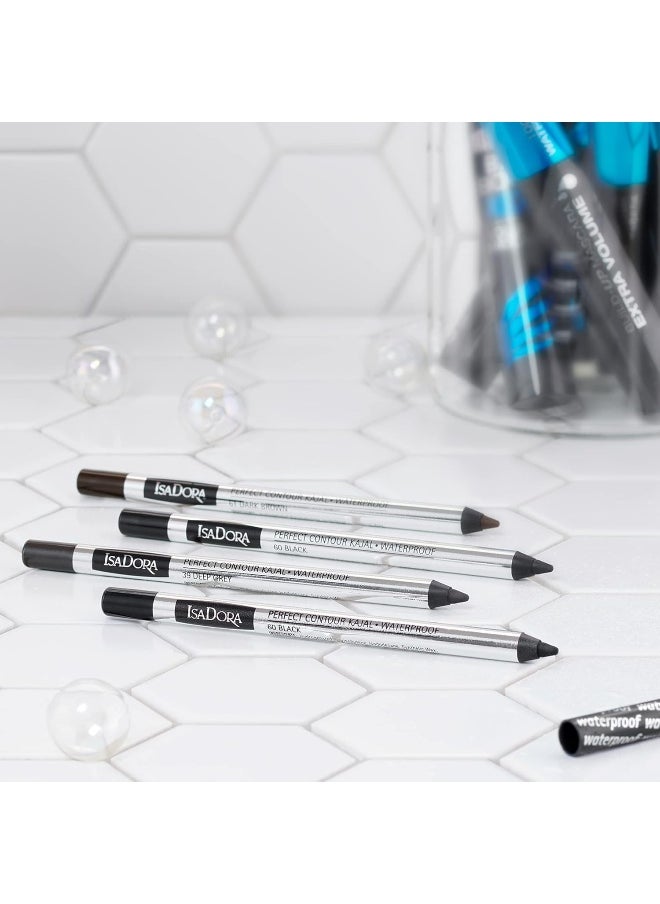 ISADORA - Perfect Contour Kajal Waterproof Dark Brown - Image 1