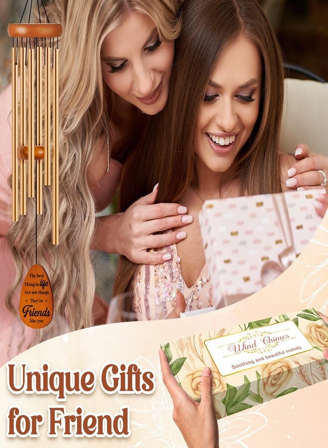 Damaigiift Friendship Gifts for Women Friends, Birthday Gifts for Best Friends, Bestie, Soul Sister, Female, Friendship Gift Wind Chimes for Christmas Friendsgiving, BFF Gift Ideas - Image 2