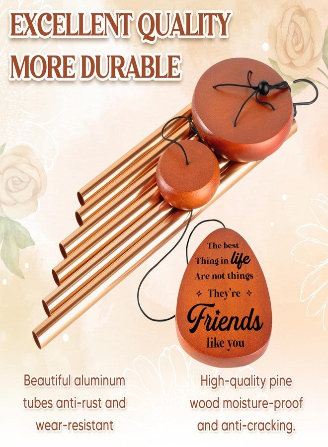 Damaigiift Friendship Gifts for Women Friends, Birthday Gifts for Best Friends, Bestie, Soul Sister, Female, Friendship Gift Wind Chimes for Christmas Friendsgiving, BFF Gift Ideas - Image 5