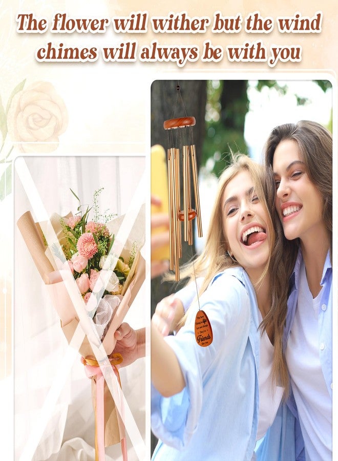Damaigiift Friendship Gifts for Women Friends, Birthday Gifts for Best Friends, Bestie, Soul Sister, Female, Friendship Gift Wind Chimes for Christmas Friendsgiving, BFF Gift Ideas - Image 3