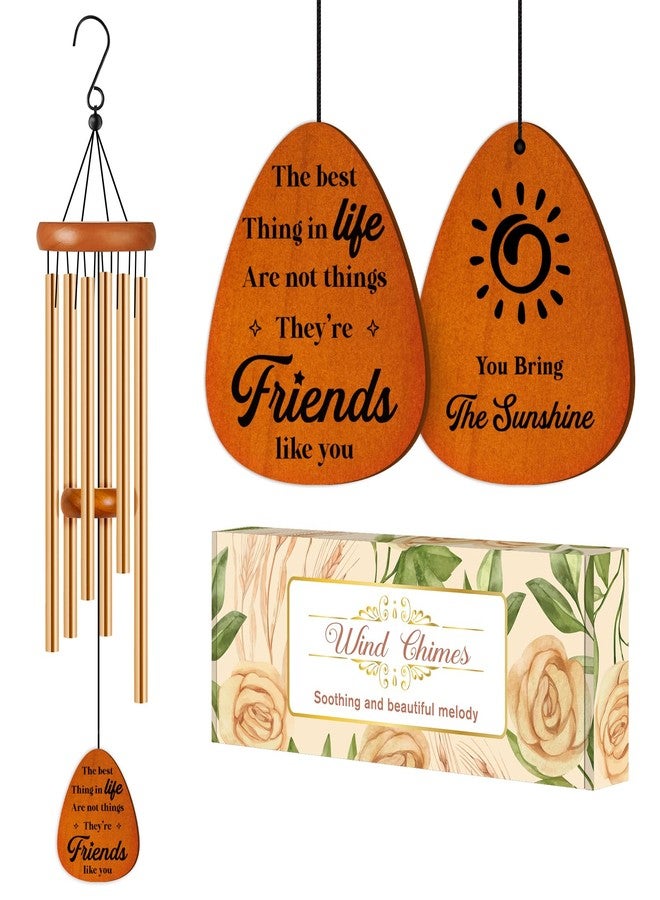 Damaigiift Friendship Gifts for Women Friends, Birthday Gifts for Best Friends, Bestie, Soul Sister, Female, Friendship Gift Wind Chimes for Christmas Friendsgiving, BFF Gift Ideas - Image 1