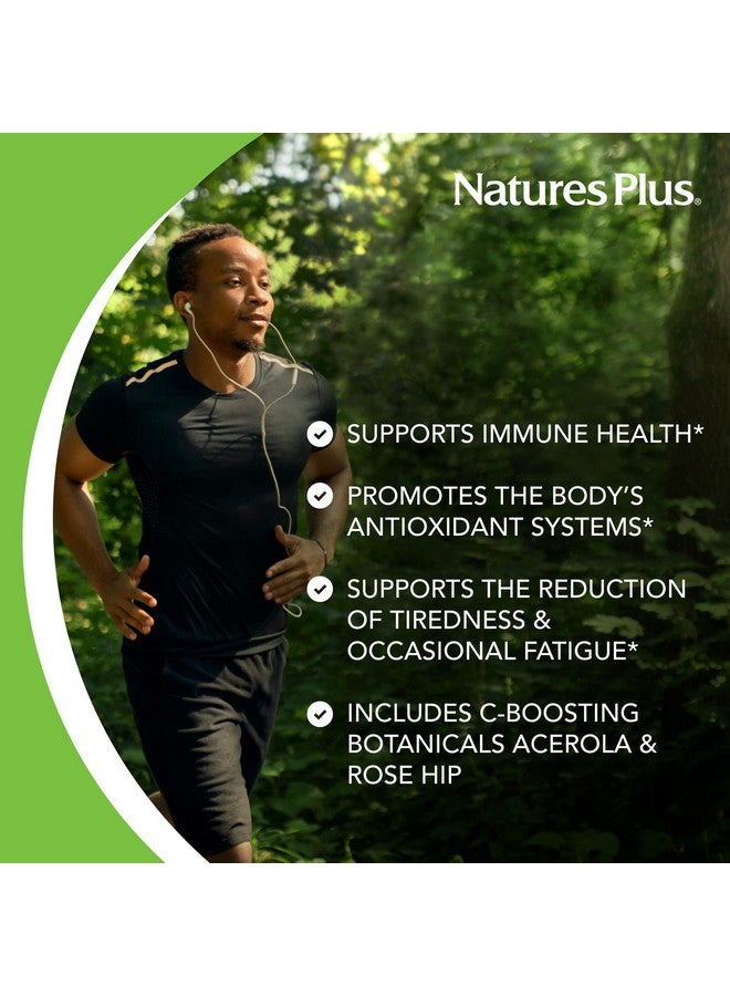 Natures Plus NaturesPlus Super C Complex, Sustained Release - 1000 mg, 90 Vegetarian Tablets - High Potency Immune Support Supplement, Antioxidant - Enhanced Absorption - Gluten-Free - 90 Servings - Image 2