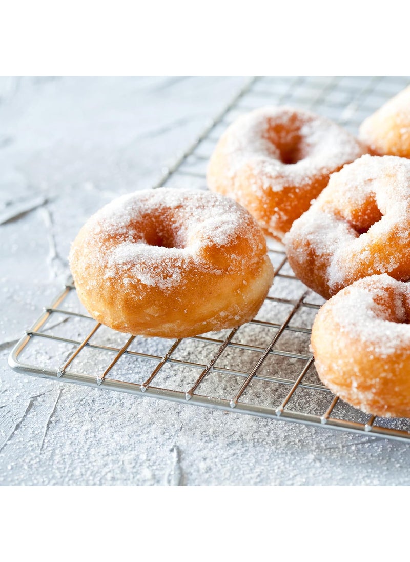 Adcraft Adcraft Commercial Donut Frying Screen Made of Nickel Plated Wire Mesh for Donut Fryers 17 x 25 Silver  - Image 2