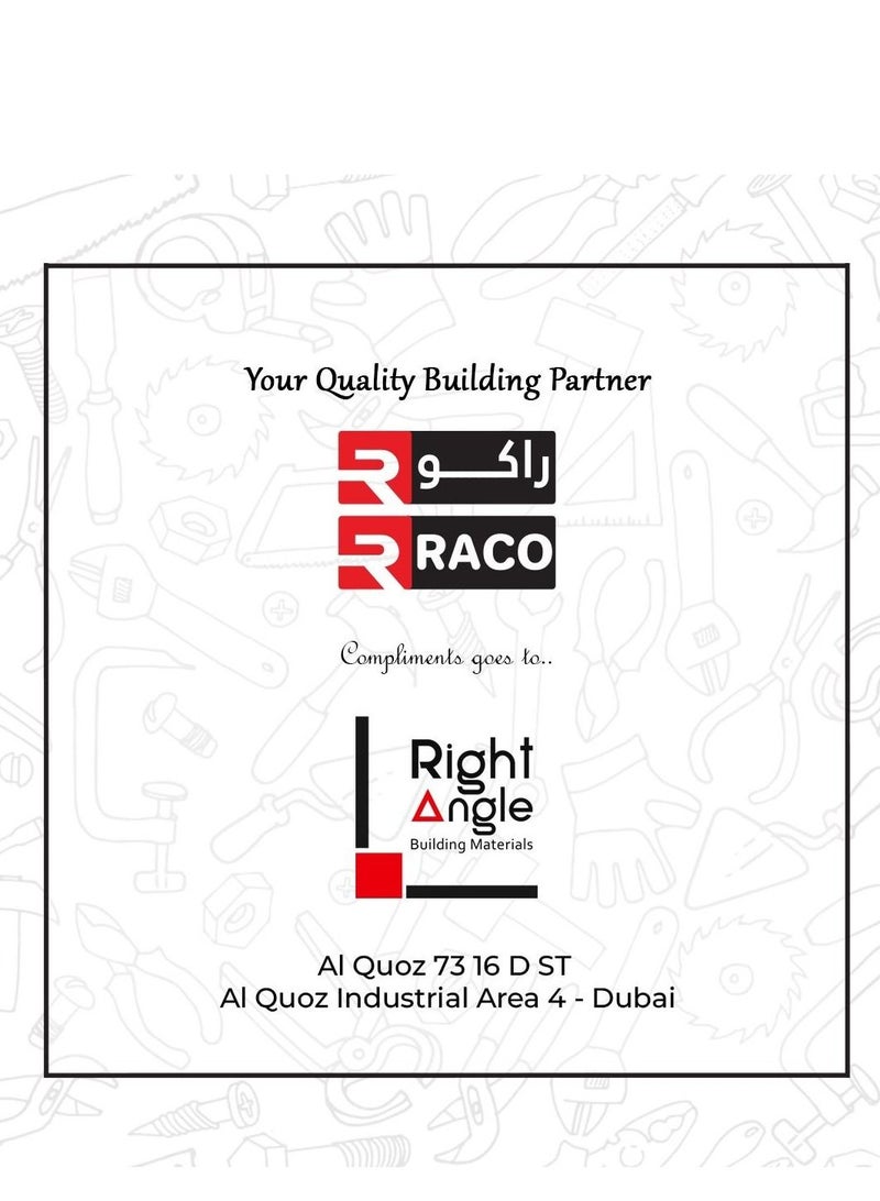 RACO RACO Industrial Coverall Long Sleeves Pre-Shrunk 190GSM 100% Twill Cotton XXXL  - Image 4