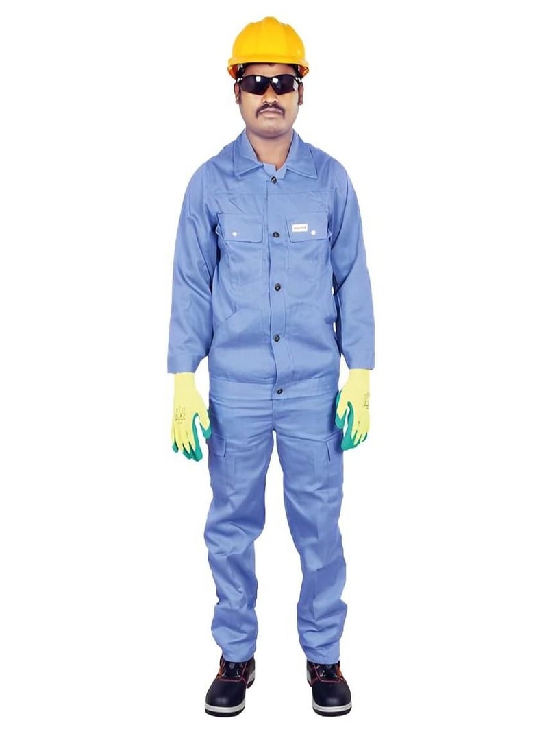 RACO RACO Industrial Coverall Long Sleeves Pre-Shrunk 190GSM 100% Twill Cotton XXXL  - Image 1
