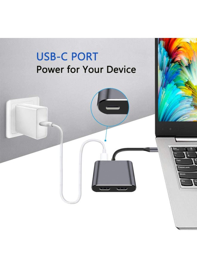 JM Four-in-one Dual Hdmi Expansion Dock Usb3.0 Notebook Multi-function Expansion Mst Multi-screen Difference Display - Image 3