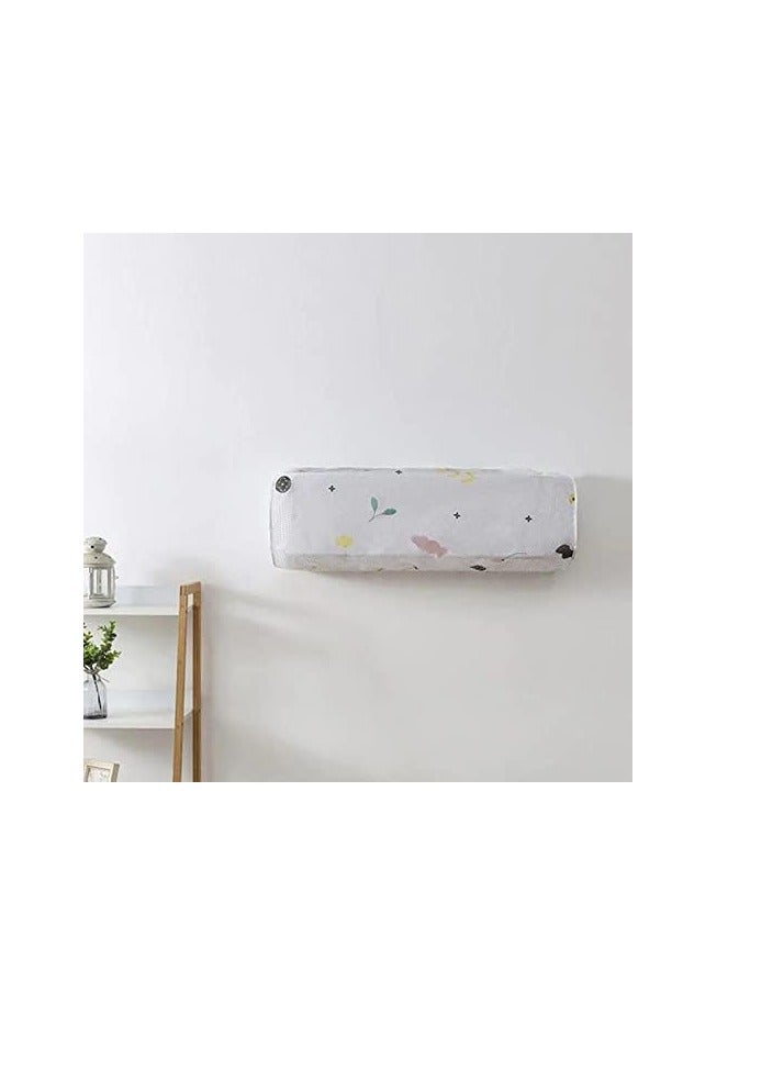 Dust-Proof Moisture-Resistant Wall-Mounted AC Cover – Small (86×31×20cm), Random Print  - Image 2