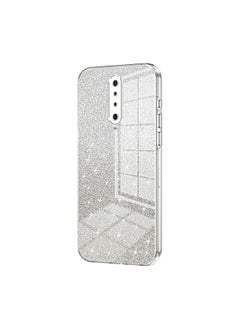 HuHa Case Cover For Xiaomi Redmi K30 / K30 5G Gradient Glitter Powder Electroplated Phone Case Transparent 