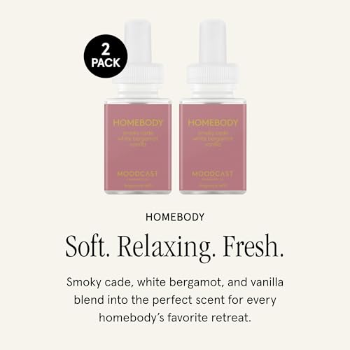Pura & Moodcast Home Scent Refill - Smart Home Air Diffuser - Up to 120-Hours of Luxury Fragrance per Refill - Home Essential - Clean & Safe Diffuser Fragrance - 2 Pack, Homebody - Image 2