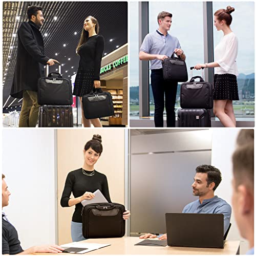 EVERKI Advance Laptop Briefcase 16 Inch - Business Briefcase for Men & Women, Ideal Lap Top Computer Bag for Travel, Heavy Duty Laptop Bag, Mens Lap Top Messenger Carrying Case - (EKB407NCH) Black - Image 3