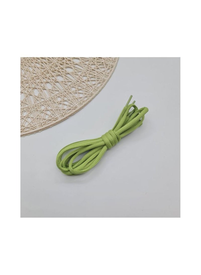 Shoelaces - Round Colorful Athletic Shoe Laces for Sneakers , Skate Shoes Boots Sport Shoes (1 pairs) Volt Color. - Image 1