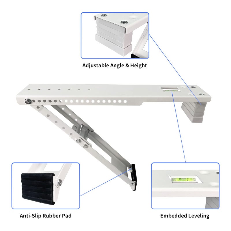 JEACENT AC Window Air Conditioner Support Bracket Heavy Duty, Up to 165 lbs - Image 3